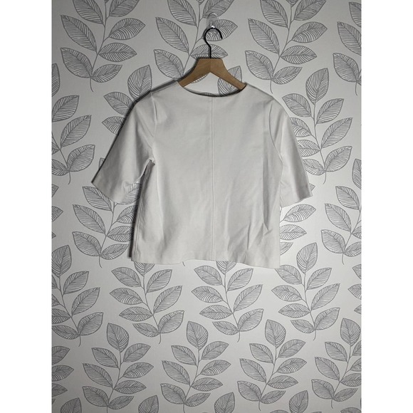 Club Monaco White Quarter Length Top, Size S - Picture 1 of 2
